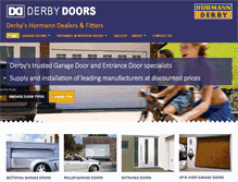 Tablet Screenshot of derbydoors.co.uk